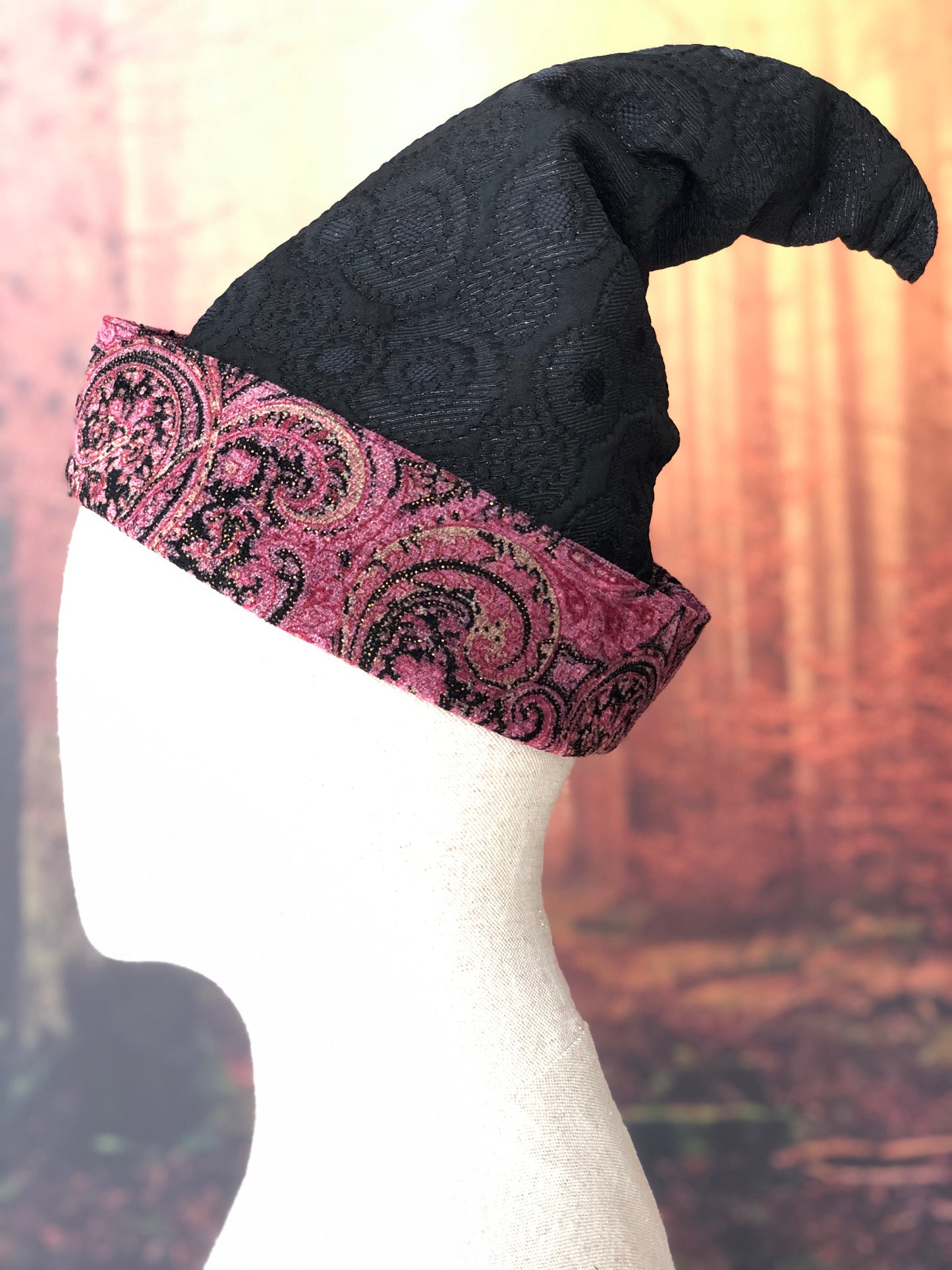 Witch wizard hat handmade magic fashion