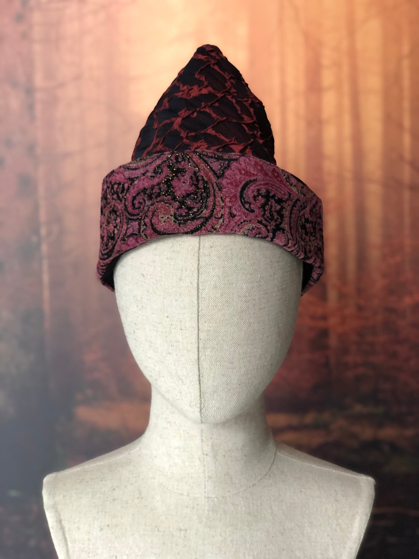 Sombrero mago bruja hecho a mano moda mágica