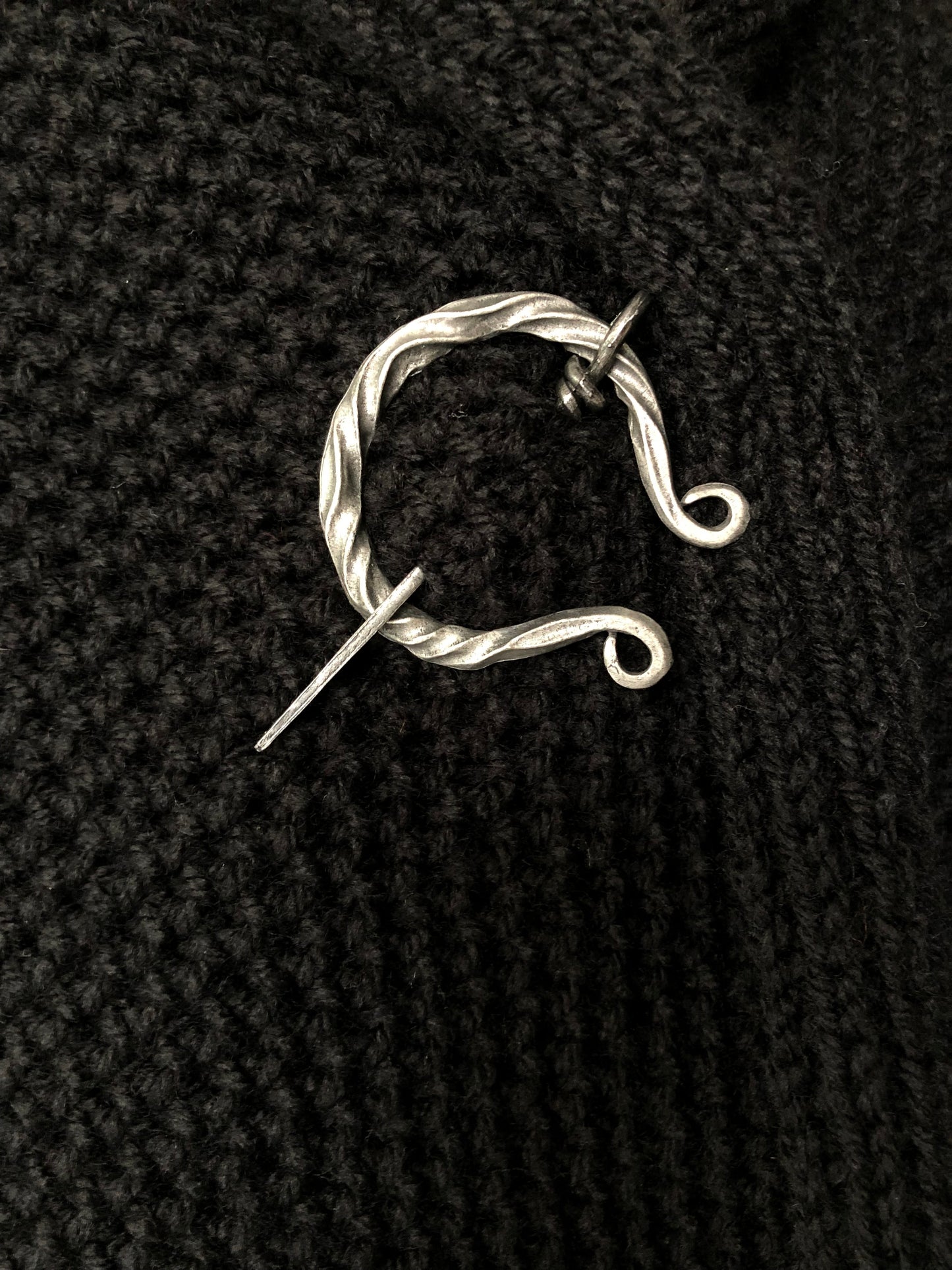 Black handmade Outlander shawl inspired in Claire's - Cottagecore medieval cape