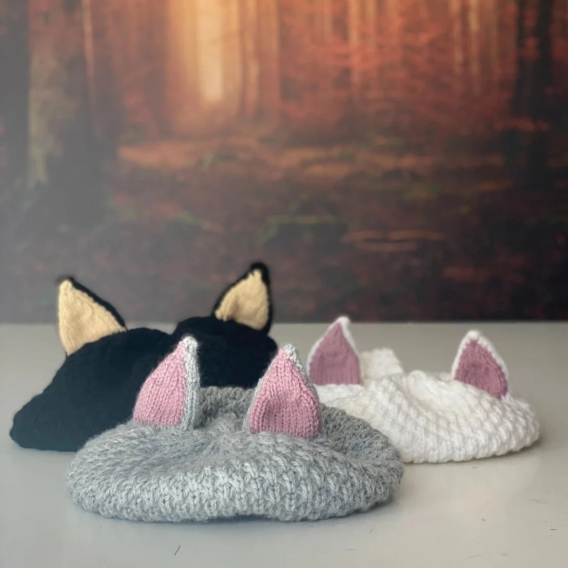 Deer hat beret | fairy witch autumn Halloween winter fairies
