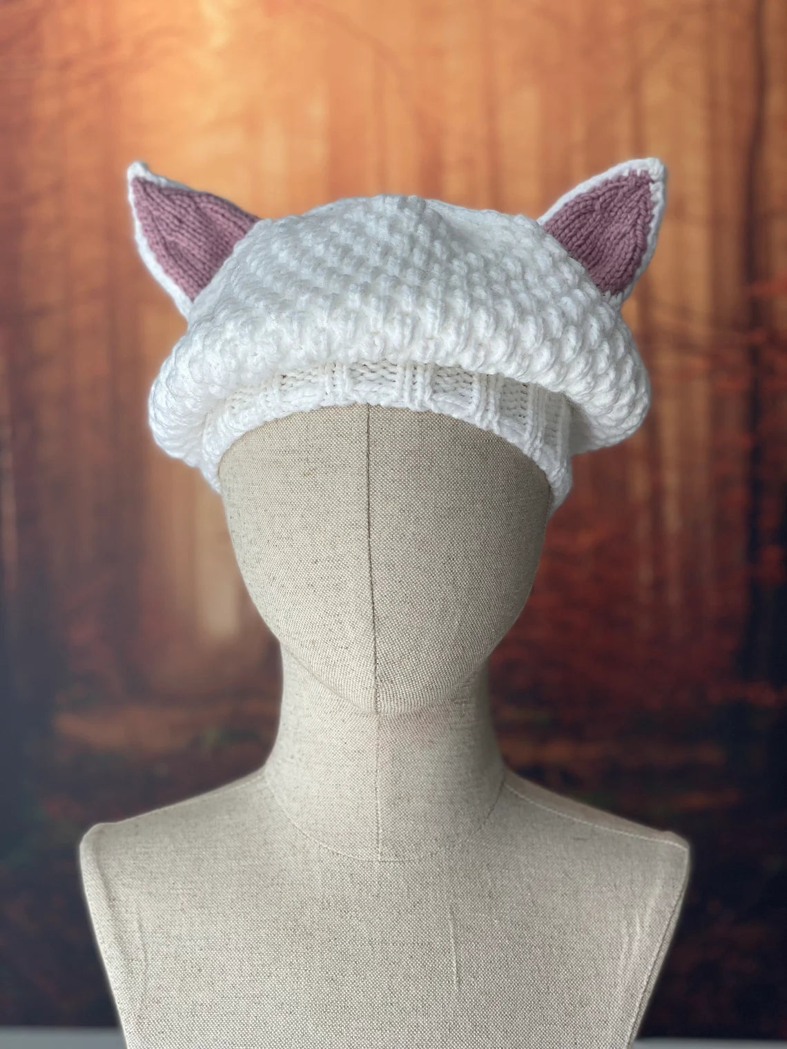Boina sombrero de gato | hada bruja otoño Halloween invierno hadas