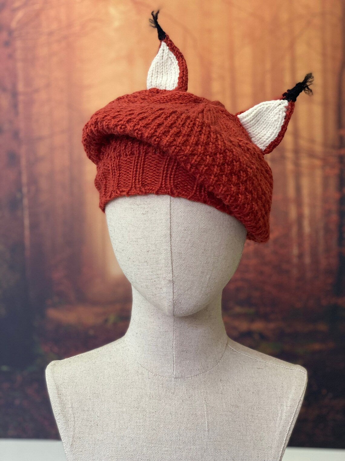 Fox hat beret | fairy witch autumn halloween