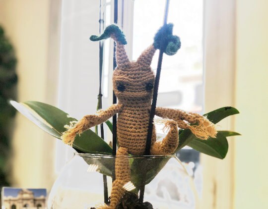 Mandrake amigurumi crochet handmade