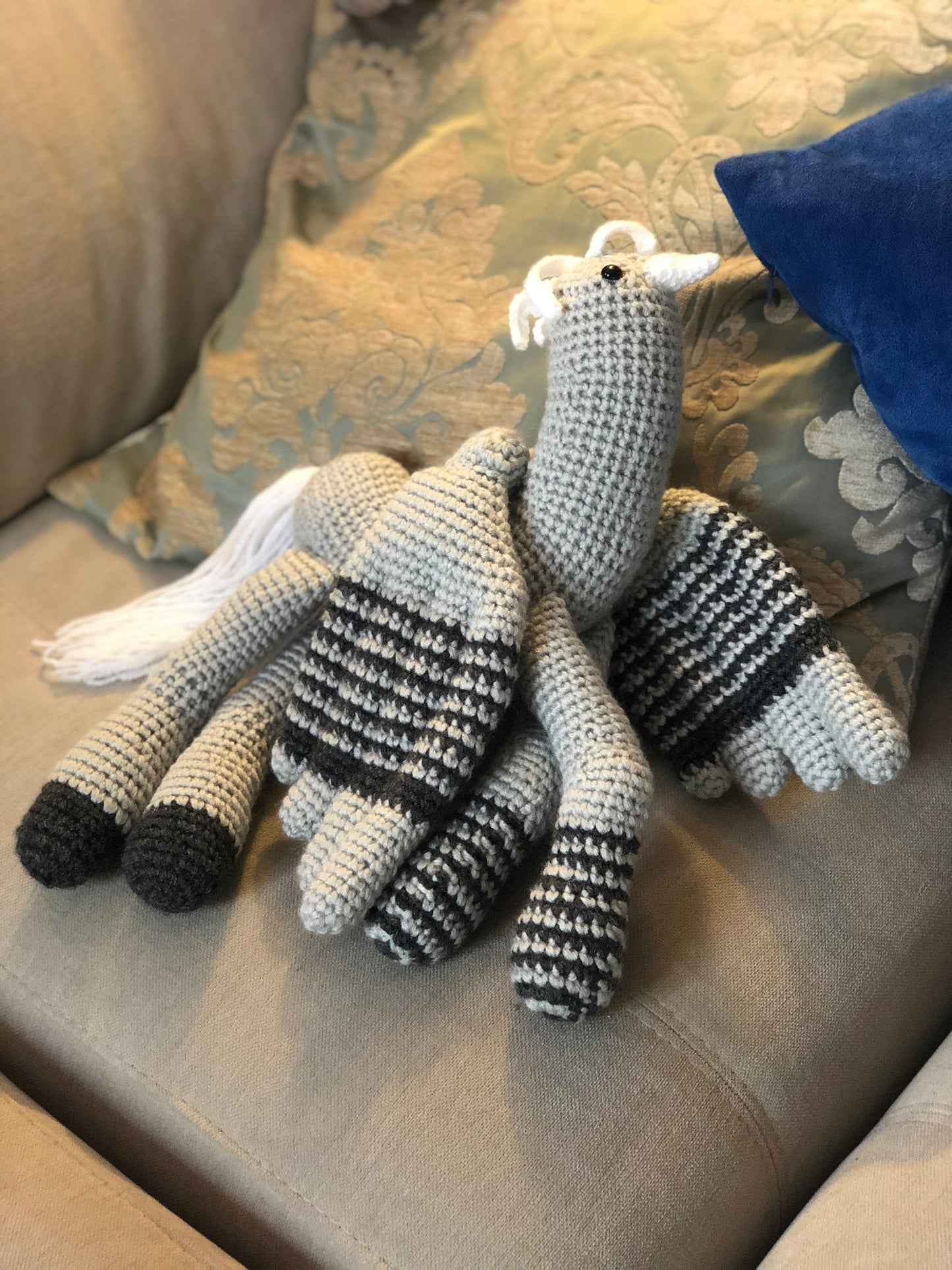 Hippogriff baby toy crochet amigurumi handmade