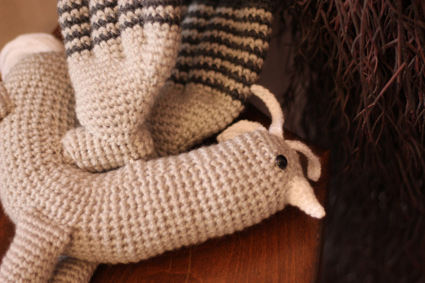 Hippogriff baby toy crochet amigurumi handmade