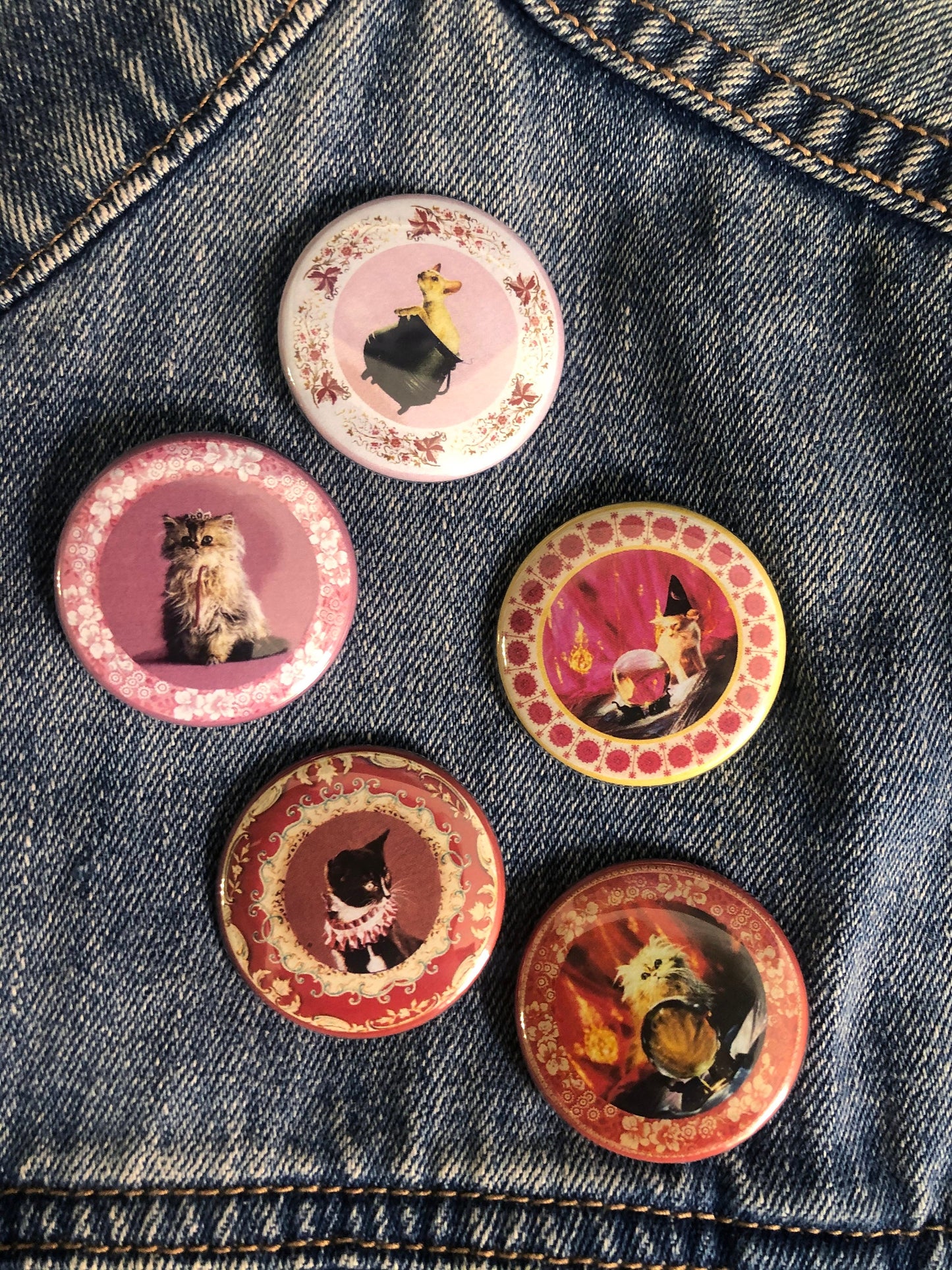 Umbridge cat badge collection