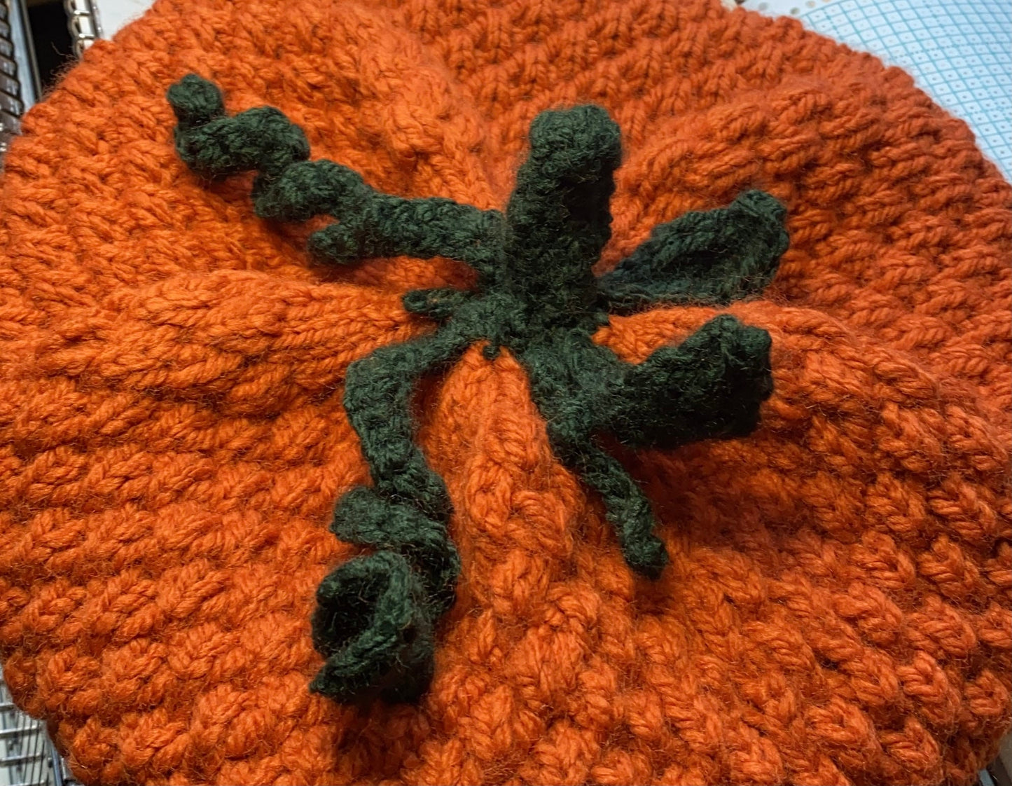 Pumpkin hat beret | fairy witch autumn Halloween winter fairies