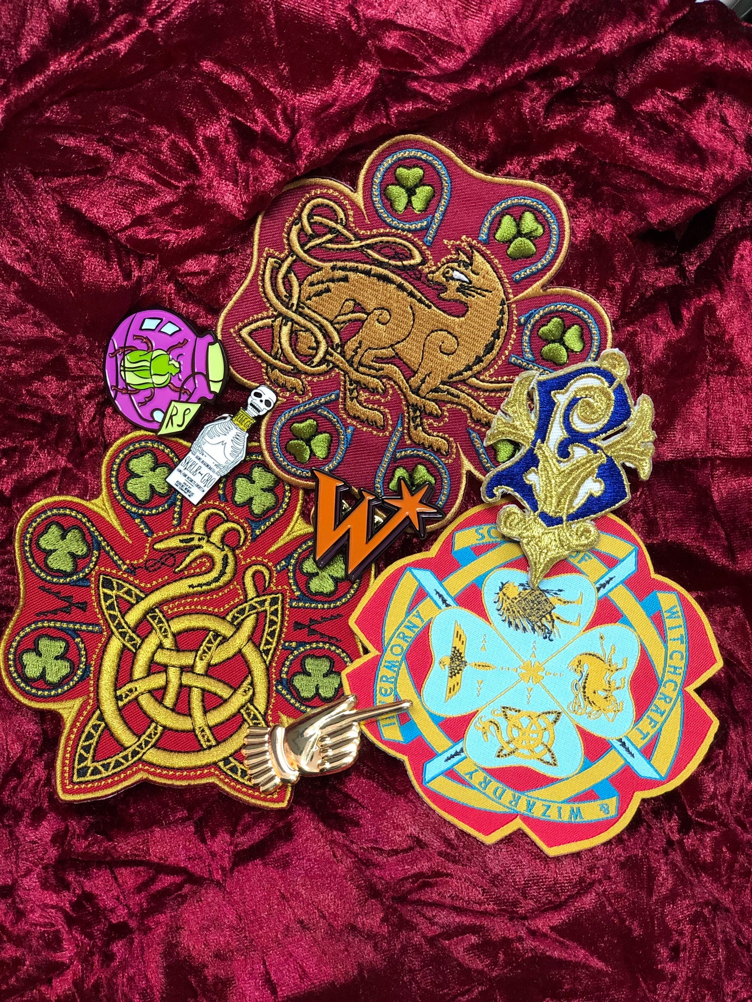 Wizarding Pins and Badges