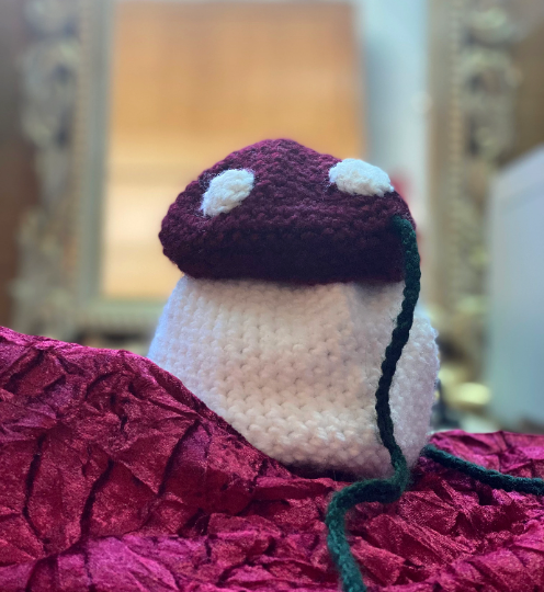 Bolso monedero seta  crochet hecho a mano