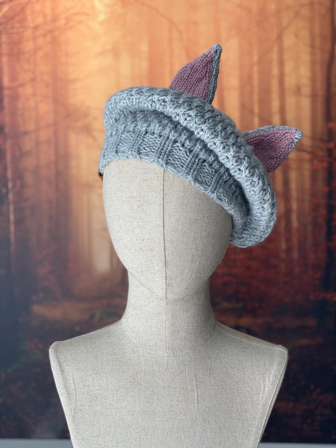 Deer hat beret | fairy witch autumn Halloween winter fairies