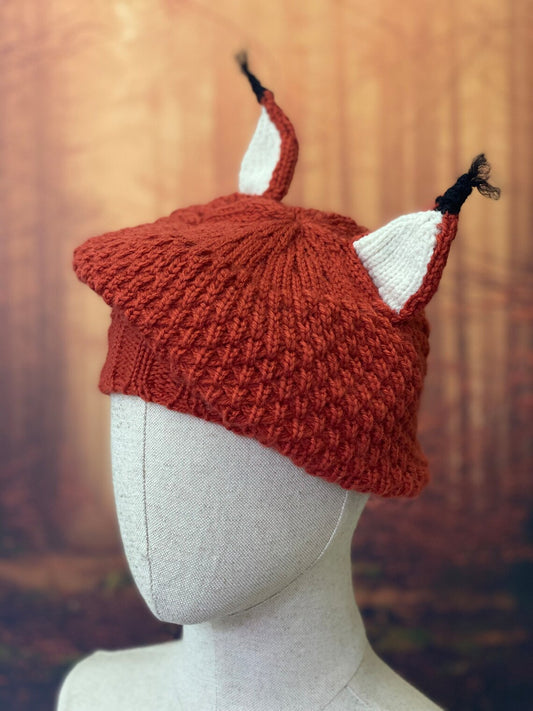 Fox hat beret | fairy witch autumn halloween