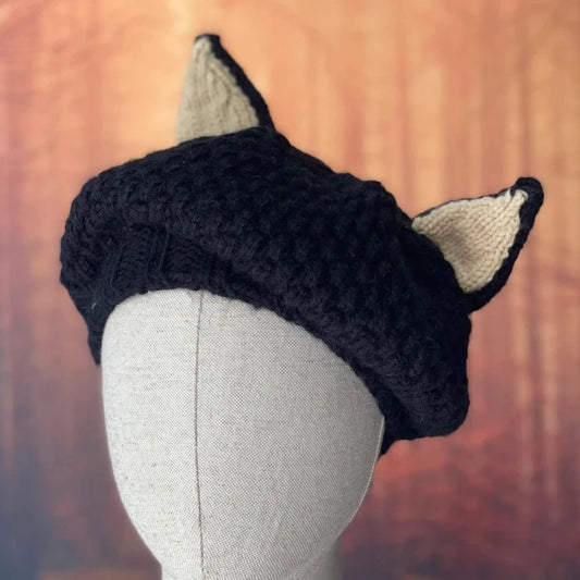 Deer hat beret | fairy witch autumn Halloween winter fairies