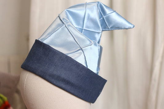 Blue witch or wizard hat cosplay